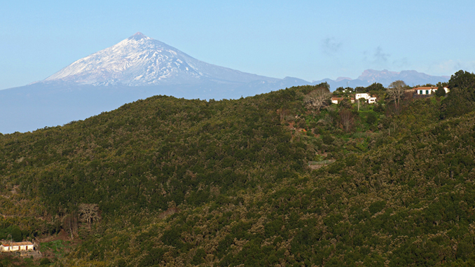 Mount Teide from La Gomera